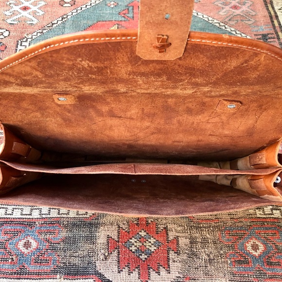 Leather Messenger Bag - Picture 7 of 12